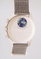 Omega X Swatch - Moonswatch - Mission on Earth férfi kvarc karóra. Újszerű állapotban, elemmel, 2025...