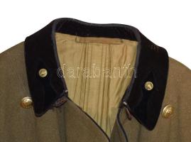 M. kir. Honvédség ca 1930. Egészségügyi tiszt hosszú télikabát. Szép állapotban, Nagy Menyhért gyárt...