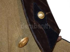 M. kir. Honvédség ca 1930. Egészségügyi tiszt hosszú télikabát. Szép állapotban, Nagy Menyhért gyárt...