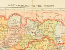 [Térkép] Magyarország politikai térképe a bécsi döntések, a kárpátaljai és délvidéki bevonulások utá...