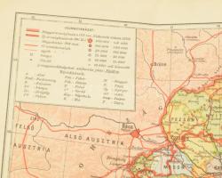 [Térkép] Magyarország politikai térképe a bécsi döntések, a kárpátaljai és délvidéki bevonulások utá...