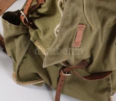 ca 1960 Román katonai málhazsák / Romanian military bag 40x45 cm