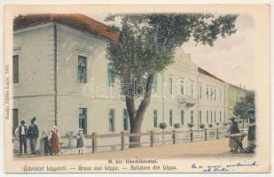 1906 Lippa, Lipova; M. kir. főerdőhivatal. Zeitler Lajos 1905. / forestry office (fa)