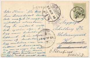 1906 Lippa, Lipova; M. kir. főerdőhivatal. Zeitler Lajos 1905. / forestry office (fa)