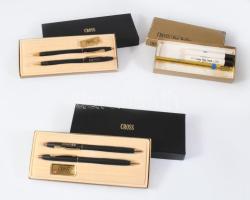 2 pár Cross toll és töltőceruza szett, tollak nem működnek (?), hozzá ceruzabetétek