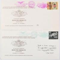 1991 Budafok, emléklap a II. világháborús honvéd ereklye felszentelésének emlékére, számozott (22. s...