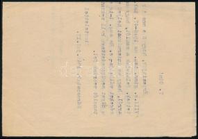 1946 (26. díjszabás) Nyomtatvány rajta 10 ezer AP bélyeg + 5000 AP készpénzes portóval "SÁROSPA...