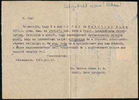 1946 (26. díjszabás) Nyomtatvány rajta 10 ezer AP bélyeg + 5000 AP készpénzes portóval "SÁROSPA...