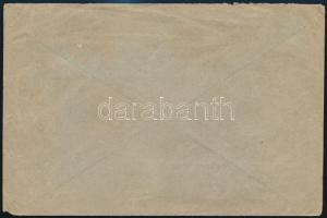 1946 (20. díjszabás) Prágába küldött levél 8 db bélyeggel / Cover to Prague