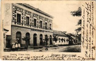 1906 Hajdúnánás, Pauliny Vilmos háza és üzlete. Bartha Imre kiadása (fa)