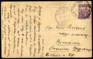 Dayka Margit (1907-1986) színésznő autográf soraival és aláírásával képeslap