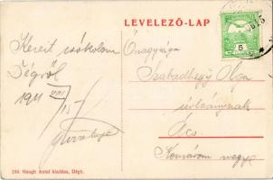 1911 Dég, Dégh; Sziget, Schweitzi ház (Svájci-ház, ma Hollandi-ház) a Festetics kastély parkjában, D...