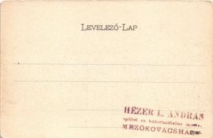 Hódmezővásárhely, Református főgimnázium, építkezés. Plohn J. műterméből, Reisz bazár kiadása. Art N...