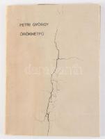 Petri György: Örökhétfő. Bp., 1982., AB Független Kiadó. 79+4 p. Második kiadás. Az első kiadás változatlan utánnyomása. Készült Belgiumban, 1982. áprilisában. Szamizdat. A címlapot tervezte: Petri György. Kiadói papírkötés, kopott borítóval, a borítón kis szakadással.