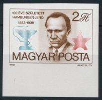 1983 Hamburger Jenő ívszéli vágott bélyeg