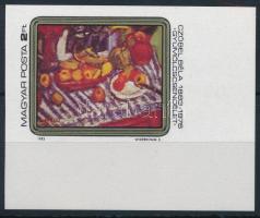 1983 Czóbel Béla (II.) ívsarki vágott bélyeg