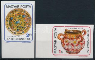 1984 Bélyegnap (57.) ívszéli vágott sor