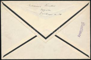 1945 (5. díjszabás) Ajánlott Sopron helyi levél 320 P kézi bérmentesítéssel / Registered local cover...