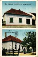 Beled, gyógyszertár, postahivatal. Gantz Jenő kiadása (fa)