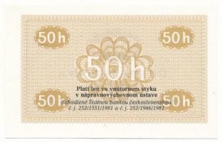 Csehszlovákia 1986. 50h (börtönpénz) vízjeles papíron T:UNC
Czechslovakia 1986. 50 Halerů (prison m...