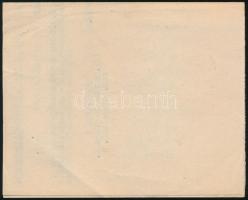 1946 Budapest helyi nyomtatvány 2 db Lovasfutárral / Local printed matter