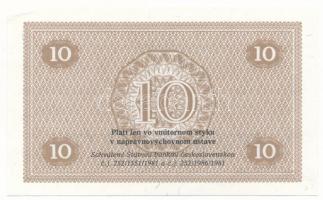 Csehszlovákia 1986. 10K (börtönpénz) vízjeles papíron T:AU
Czechslovakia 1986. 10 Korun (prison mon...