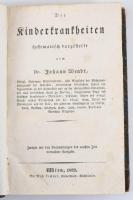 Wendt, Johann: Die Kinderkrankheiten systematisch dargestellt. Wien, 1832. Lechner. XVI. 387p. Korab...
