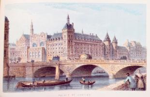ca 1880 Vues de Paris 24 Planches. Edmond Schoemaker - Thomas Nelson Londres 24 p 24 t. Aranyozott i...