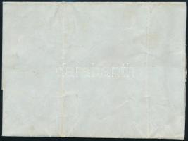 1847 12kr portós levél / Unpaid cover "TEMESVÁR" - piros / red "BEODRA"