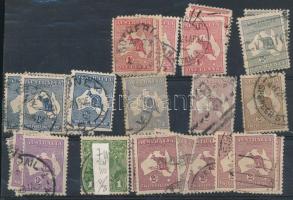 Ausztrália kengurus bélyegek stecklapon