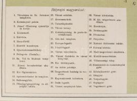 cca 1900 Fiume térképe, 1:11.520, In: Magyarország vármegyéi és városai, Bp.,"Apollo", (Bp...