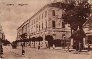 1915 Miskolc, Megyeháza. Vasúti Levelezőlapárusítás 1554. (EM)