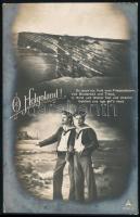 1916 Tábori posta képeslap / Field postcard "S.M.S. Erzh. Karl"