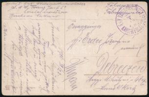 1916 Tábori posta képeslap / Field postcard "S.M.S. KAISER FRANZ JOSEF"