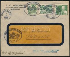 1936 Levél alkalmi bélyegzéssel / Cover "GÖTEBORG-STOCKHOLM"