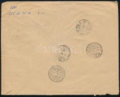 1936 Ajánlott légi levél Budapestre / Registered airmail cover to Hungary