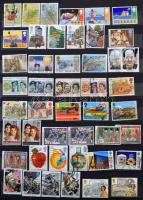 Nagy-Britannia 974 db képes bélyeg 10 lapos nagyalakú berakóban