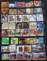 Nagy-Britannia 974 db képes bélyeg 10 lapos nagyalakú berakóban