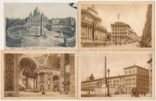Roma, Rome - 2 db RÉGI képeslapfüzet és sorozat (9 és 20 db) / 2 pre-1945 postcard booklet and serie...
