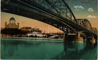 Esztergom, Mária Valéria hídfő. Buzárovits Gusztáv kiadása (fa)