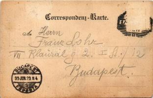 1899 Wien, Vienna, Bécs; Damen-Kapelle G. Richter in Prohaska's Café-Restaurant. Lichtdruck C. ...