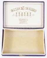 Teofani and Co. London cigarettás doboz. ca 1900. Aranyozott kartonált papírdoboz 11x7 cm
