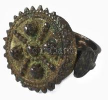 Bizánci stílusú szerb papi gyűrű. XVIII. sz. Bronz. m: 62 
Byzantine-style Serbian priest's ri...