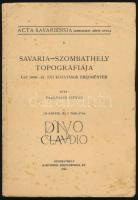 Paulovics István: Savaria - Szombathely topográfiája (Az 198-41. évi kutatások eredményei). Szombathely, 1943, Martineum. 63p. Kiadói foltos papírkötés, kopottas állapotban.