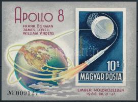 1968 Apollo 8 vágott blokk