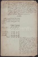 1818 A sármelléki, csákvári és bicskei járás hídjainak összeírásáról szóló előterjesztés. Bajzáth György lejegyzésében Fejér megyei közgyűlés 2 beírt oldal