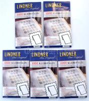 5 csomag bontatlan Lindner bélyegragasztó 7040, 5.000 db