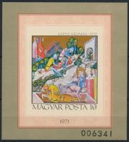 1971 Képes krónika vágott blokk