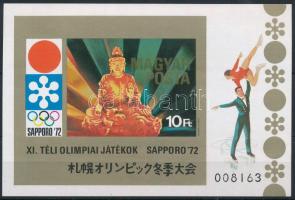 1971 Téli olimpia IV. - Sapporo vágott blokk