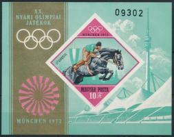 1972 Olimpia IV. - München vágott blokk